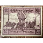 Нотгельд 50 пфеннигов 1921 год. Нордер и Зюдер-Дитмаршен. Веймарская республика