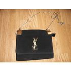 Сумка .  Клатч замшевый Ив Сен-Лоран . Оригинал Yves Saint Laurent
