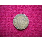 ФРГ 10 пфеннигов 1966 г. F