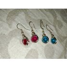 Сережки 9 2 5, серьги серебряные