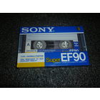 Аудиокассета SONY SuperEF90. Made in JAPAN