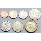 Венесуэла. набор 7 монет 1, 5, 10, 12 1/2, 25, 50 центаво и 1 боливар 2007 года