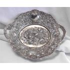 Конфетница Фруктовница 31 х 27 Фрукты Серебрение 05