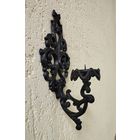 Подсвечник настенный на одну свечу, чугун. Куса, СССР