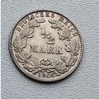 Германия 1/2 марки, 1906 "D" - Мюнхен 7-10-16
