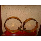 Свадебные кольца на авто , обручальные кольца на машину СССР . Бронза