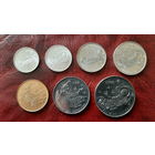 Ватикан. комплект 7 шт. (1, 2, 5, 10, 20, 50, 100 лир) 1969 г.