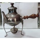 Бульотка - чайник  на 2 литра 50-60-е годы Италия. Высота 28.5 см. Не использованная. Мельхиор посеребренный.