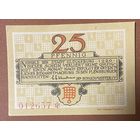 Нотгельд 25 пфеннигов 1920 год. Ордруф. Веймарская республика