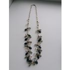 Бусы, Чешское стекло, морозное стекло двух цветов