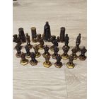 Редкость,старинные латунные и обмедненные шахматы 23 3 шт,с рубля