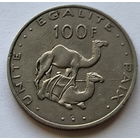 Джибути 100 франков 2007 год верблюды