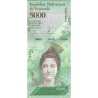 Венесуэла 5000 боливаров образца 2017 года UNC p97c