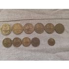 СТАРТ 0.5 РУБЛЯ/ за шт. Погодовка 2, 3 копеечных монет СССР, 10 шт. Распродажа коллекции!