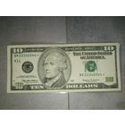 10 долларов США. 1999г (Звездная)