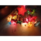 Елочная гирлянда СССР, электрогирлянда Звезда, Звезды на 18 лампочек. ( лот 12)