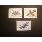 2000 Беларусь 357-359 Авиация. Самолеты Сухого Серия **