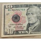 10$ со штампом "www.wheresgeorge.com", без МЦ!!