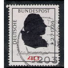 Германия/ФРГ/1974/ Известные Люди / Фридрих Готлиб Клопшток / Поэт / Michel #DE 809 / 1 Юбилейная Марка