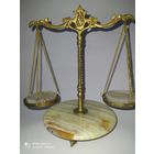 Весы декоративные. Бронза оникс. Винтаж Европа.