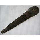 Киверная чешуя. Половина комплекта. В.А. (Р.И.А.). Бронза.