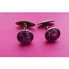 Антикварные Запонки СССР.Серебро 875.