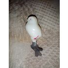 Ёлочная игрушка СССР - Птица, Воробей на прищепке