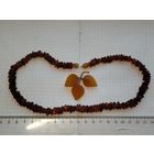 Бусы янтарные