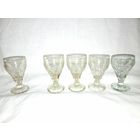 Рюмки лафитники на ножке 5 штук до 1917г