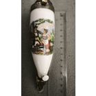 Антикварная чаша трубки (штуммель). Фарфор, роспись. Германия/Австрия, XIX век. Аналог в Музее трубок (Амстердам)