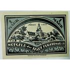 РАСПРОДАЖА!!! - ГЕРМАНИЯ ФЮРСТЕНАУ (Нижняя САКСОНИЯ) 1 марка 1921 год- UNC!