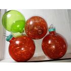 Ёлочные игрушки - Шары Толстого стекла . СССР