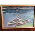 Бржозовский Г.Ф. "Лодки" холст масло