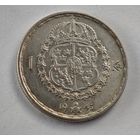 1943 год Швеция крона   серебро