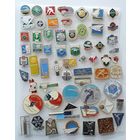 Значки спортивные "Виды спорта" СССР - 62 шт. Алюминий.