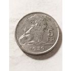 Бельгия 5 франков 1939