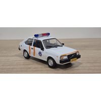 Volvo 343. Полиция Голландии. Полицейские машины мира
