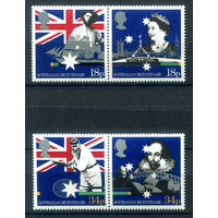 Великобритания - 1988г. - 200 лет колонизации Австралии - 4 марки - полная серия, MNH [Mi 1151-1154]. #3-GB-Z-1-17