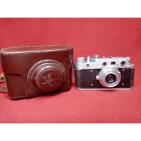 С 3р. без мц. фотоаппарат Зоркий С, индустар 50, чехол 10х8х15см.