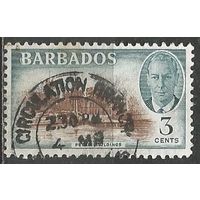 Барбадос. Король Георг VI. Форт Довер. 1950г. Mi#186.