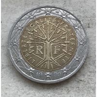 Франция 2 евро 1999 - первый год чекана