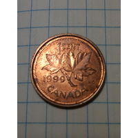 1 центов Канада 1999 год
