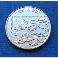 Великобритания 10 пенсов 2013