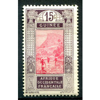 Французская Гвинея - 1913/16г. - ландшафты, 15 с - 1 марка - чистая, без клея [Mi 68]. #4-W1-113-A-1