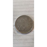 Испания 25 песет 1980