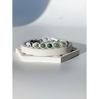 Браслет с моховым агатом