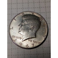 1/2 доллара  США 1967 год