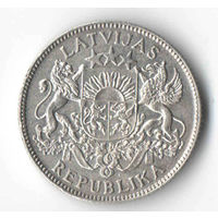 Латвия 1 лат 1924г