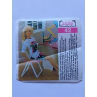 Вкладыш от жвачки Sindy Akas Синди номер 42