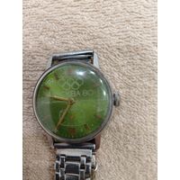 Часы зим Москва 80, с браслетом